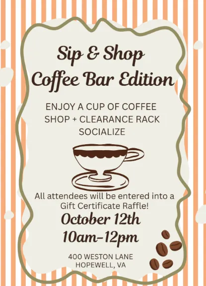October Sip & Shop: Coffee Bar Edition