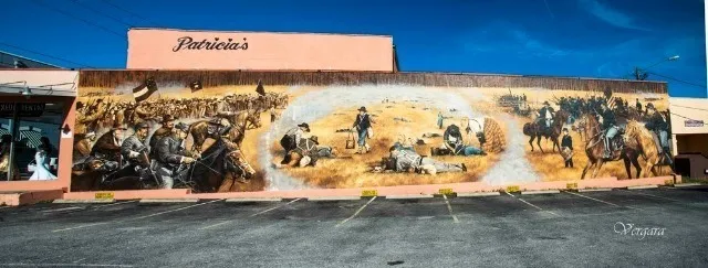 The Brooksville Raid Mural