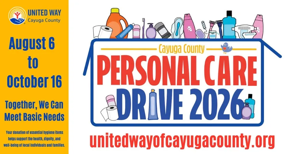 Single Event United Way of Cayuga County Personal Care Drive
