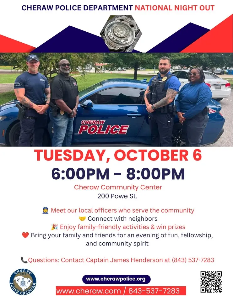 Cheraw Police Department National Night Out
