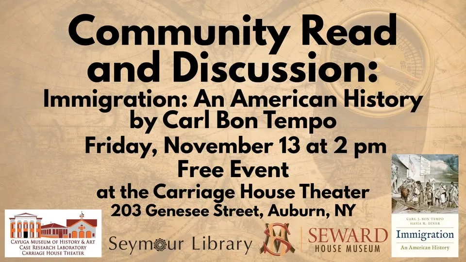 Single Event Community Read & Discussion: Immigration: An American History by Carl Bon Tempo