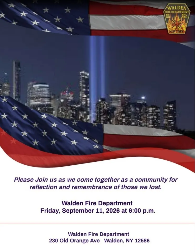 9/11 Ceremony in Walden