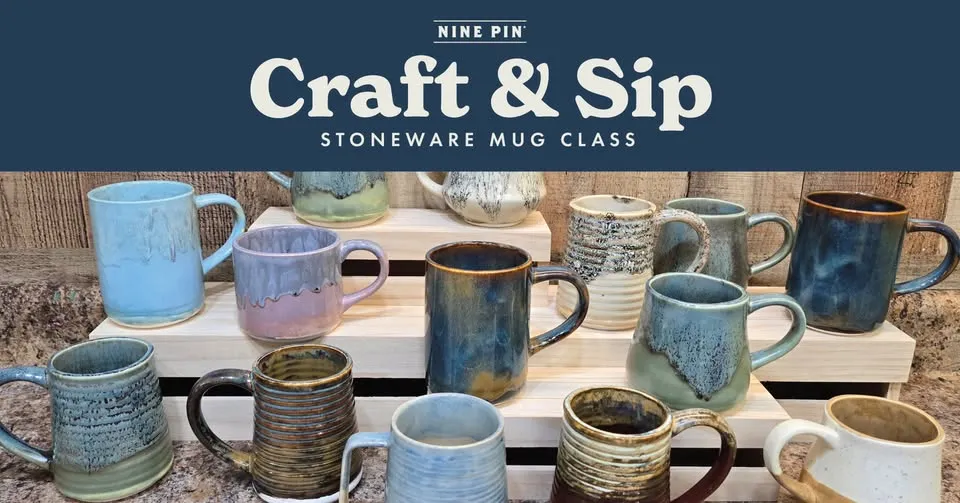Stoneware Mugs @ Nine Pin Cider Works