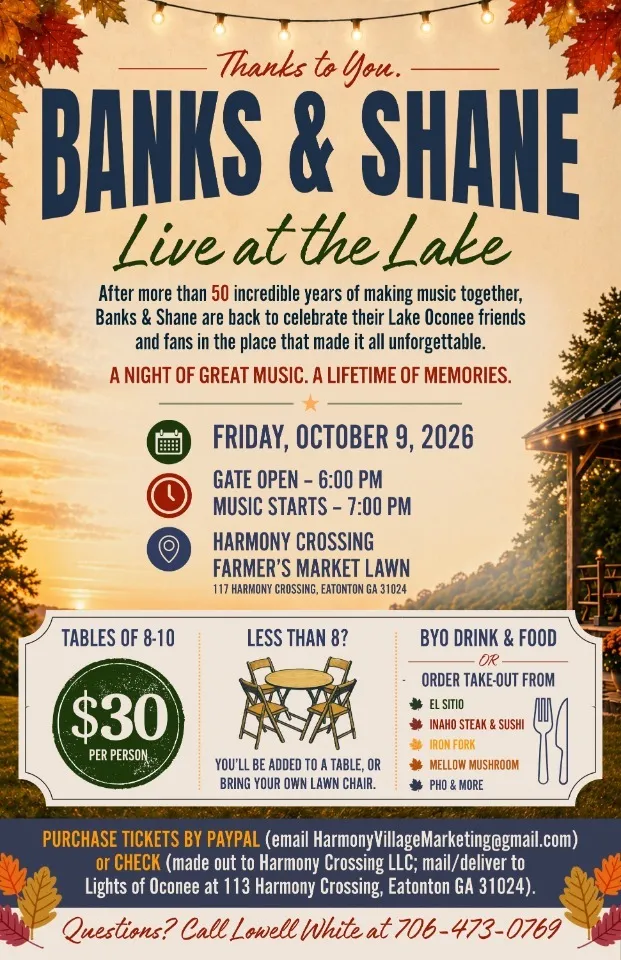 Banks & Shane: Live at the Lake