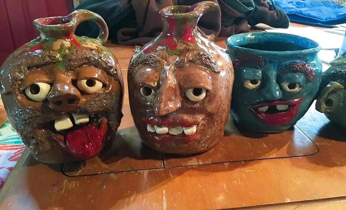 Face Jug Pottery