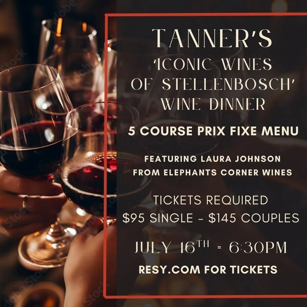 Tanner's Sparkling Wine Dinner