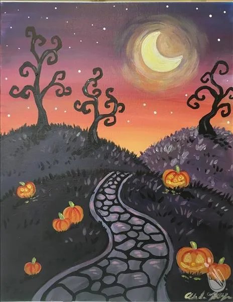Art in the Afternoon! Spooky Walkway