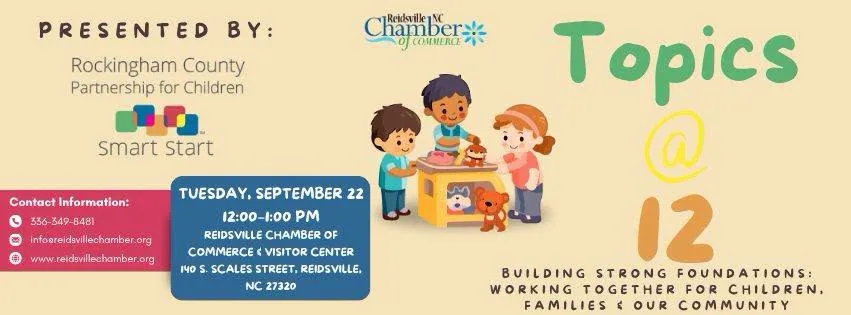 Topics @ 12: Building Strong Foundations: Working Together for Children, Families & Our Community