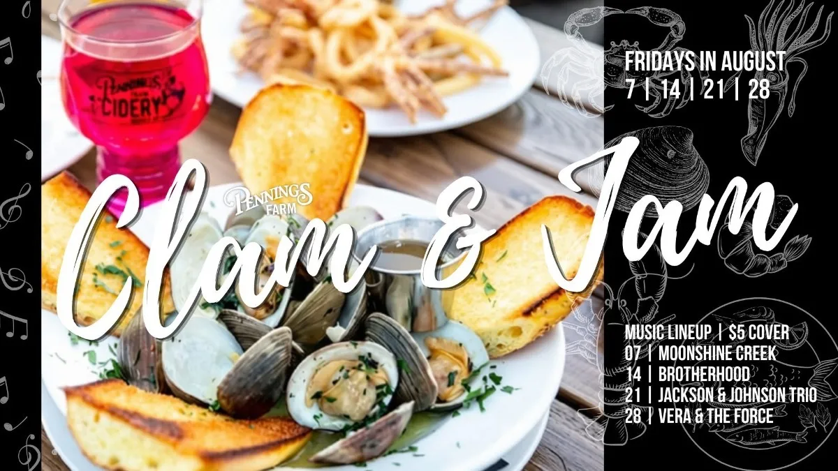 Clam and Jam | Seafood and Music at Pennings Farm