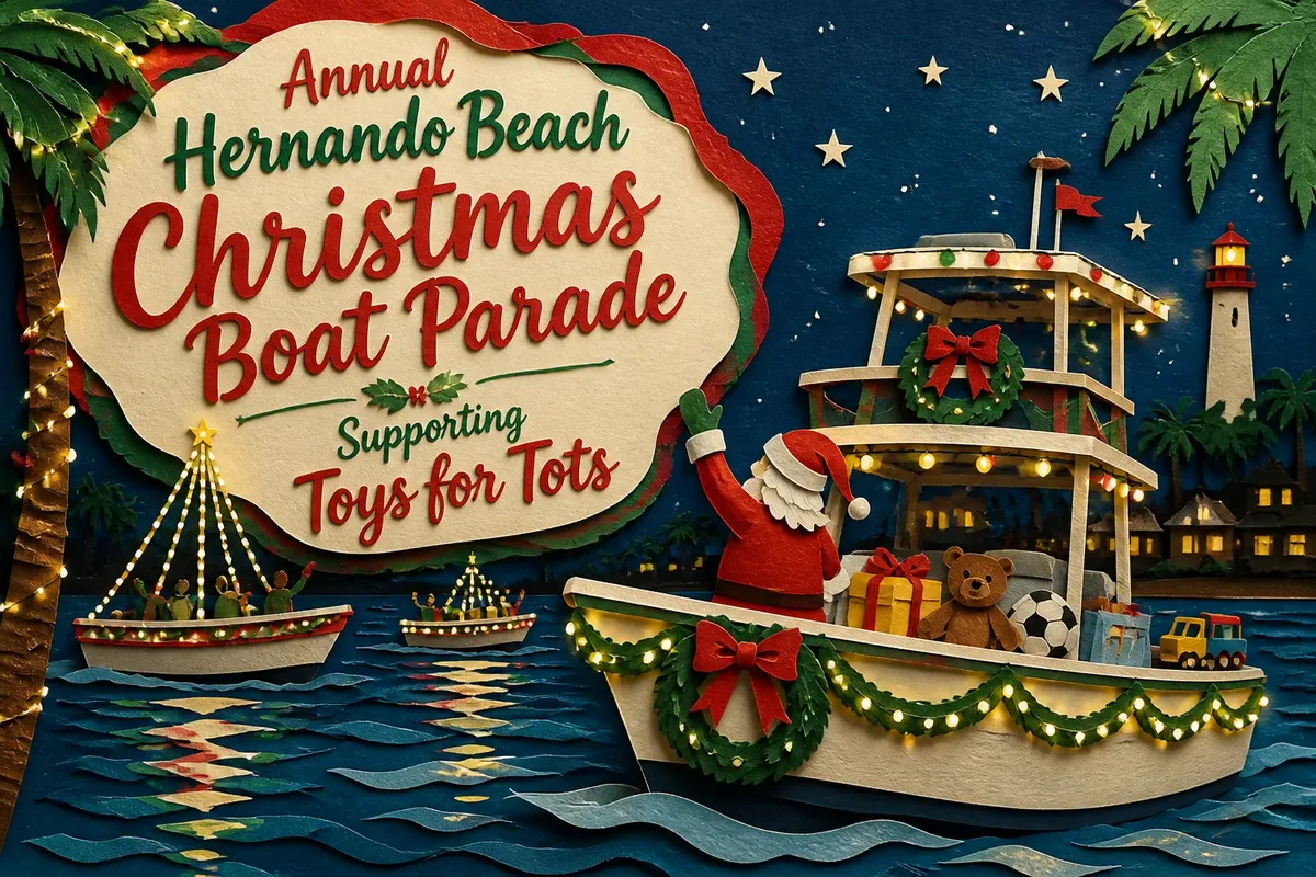 Annual Hernando Beach Christmas Boat Parade Supporting Toys for Tots