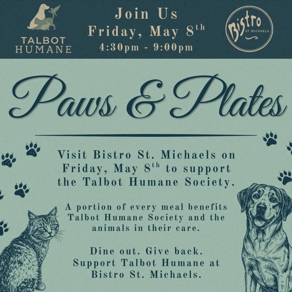 Paws & Plates at Bistro St. Michaels ๐พ