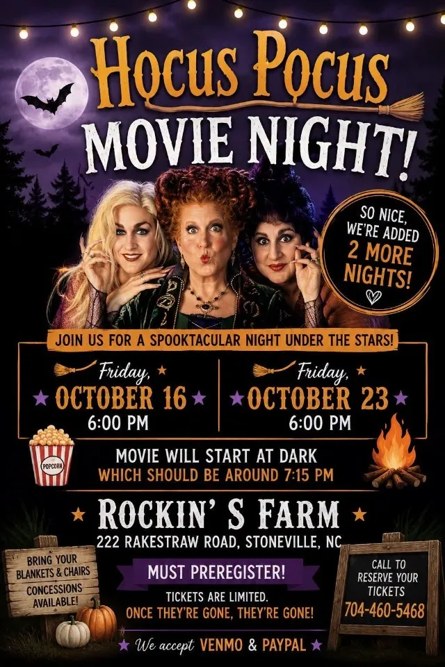 Hocus Pocus Movie Night!