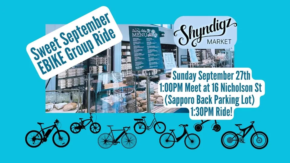 SWEET SEPTEMBER eBIKE Group Ride