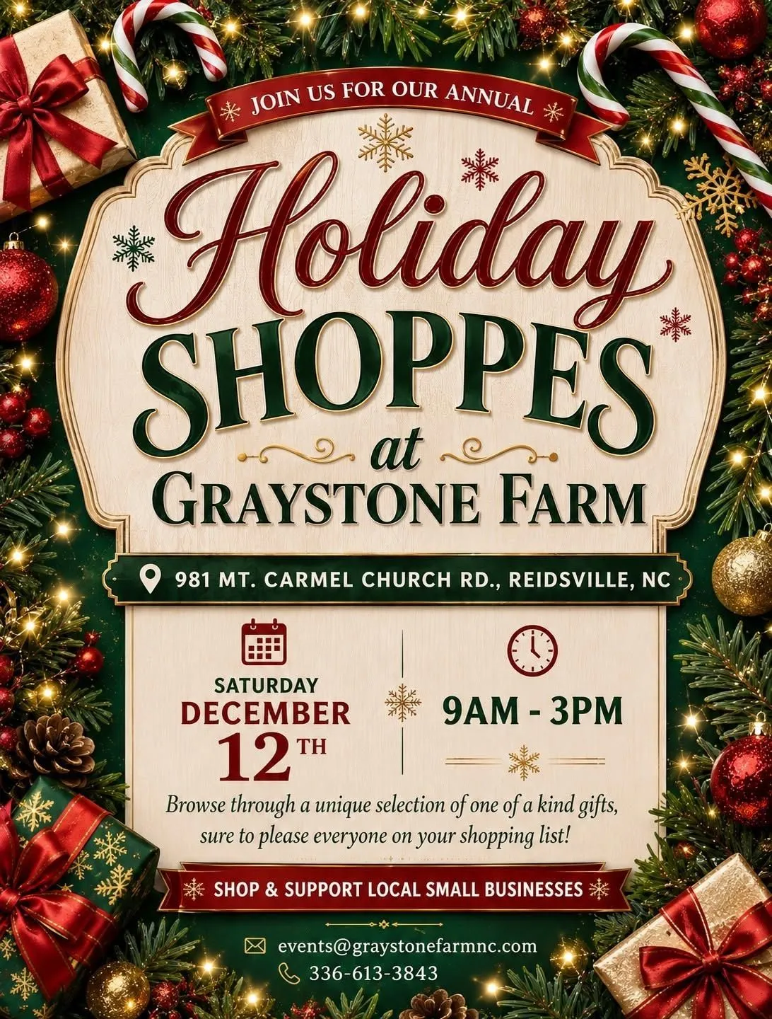 The Holiday Shoppes at Graystone Farm