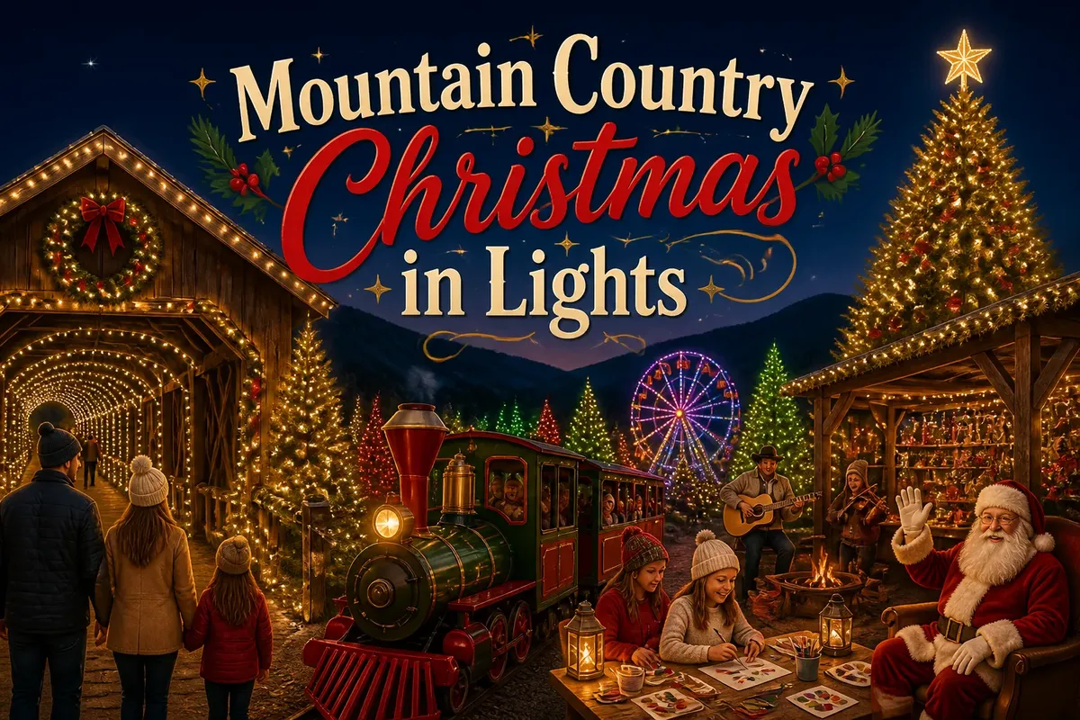 Mountain Country Christmas in Lights