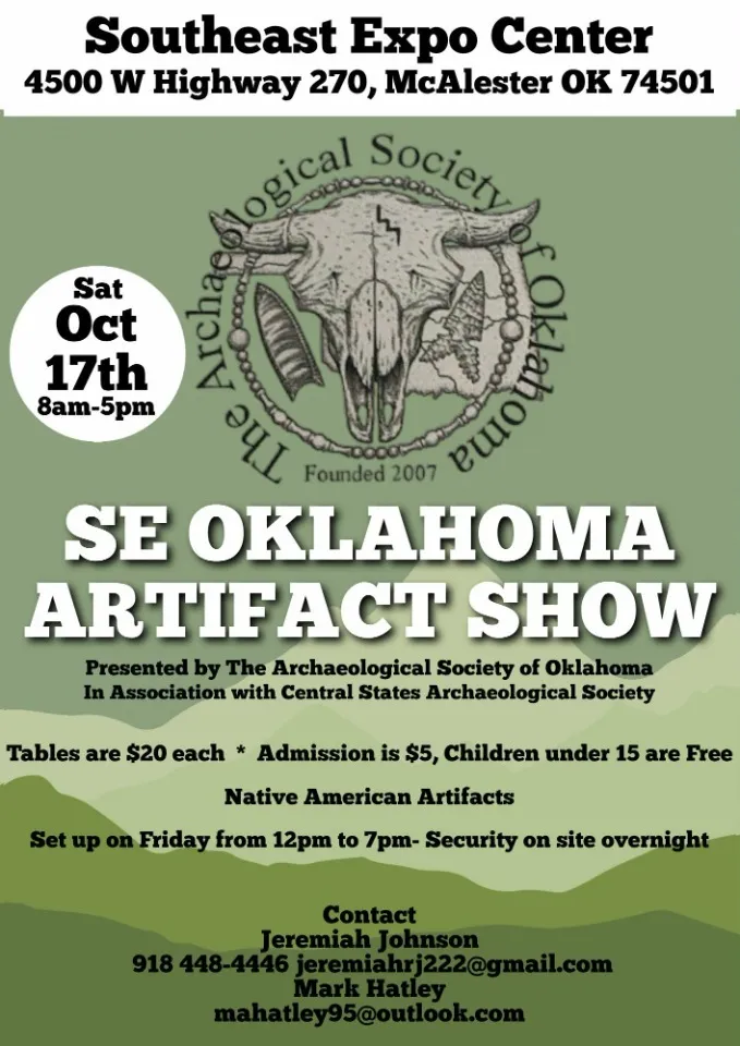 SE Oklahoma Artifact Show