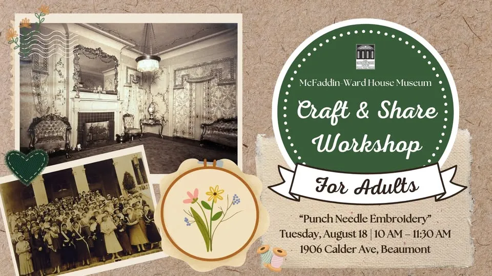 Craft & Share Workshop for Adults – Punch Needle Embroidery