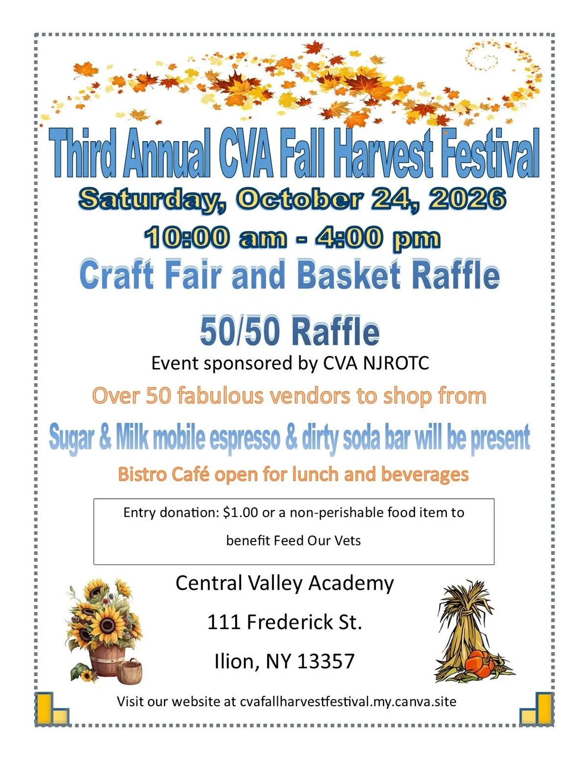 3rd Annual CVA Fall Harvest Festival