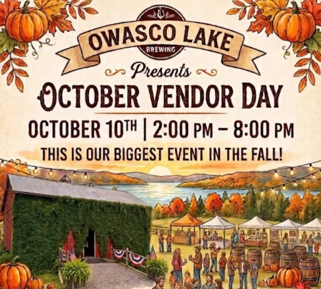 Single Event OWASCO LAKE BREWING FALL VENDOR DAY