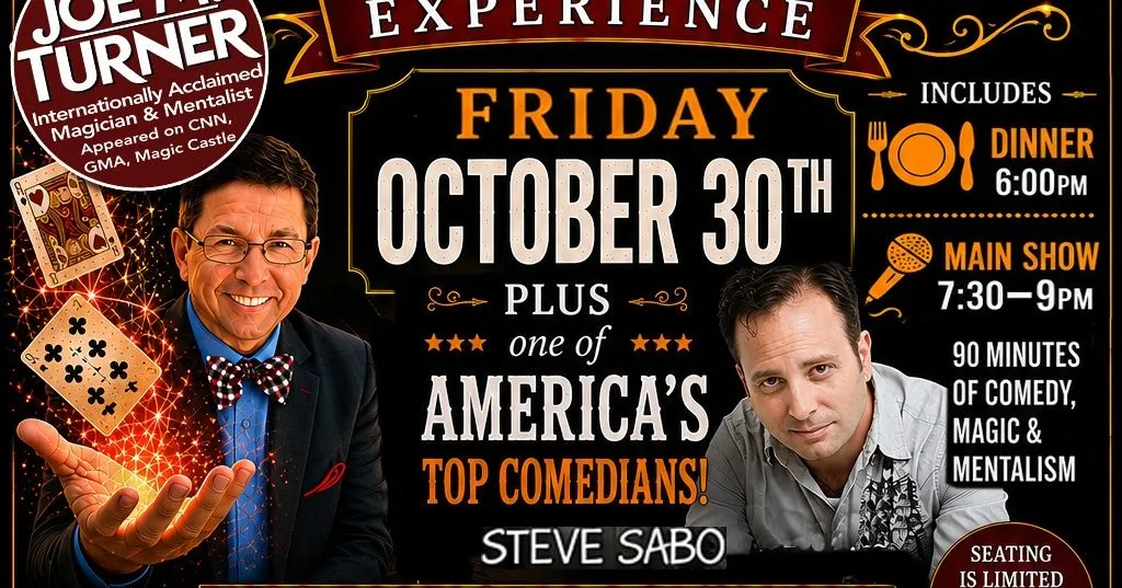 Halloween Comedy, Magic, & Dinner Show