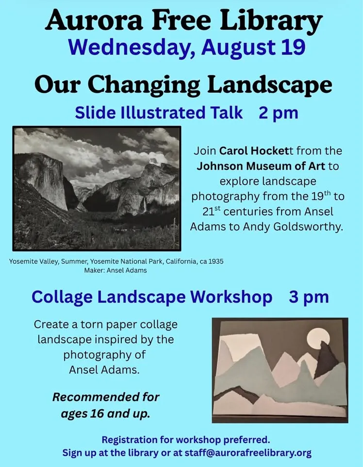 Single Event Landscape Art Talk and Workshop