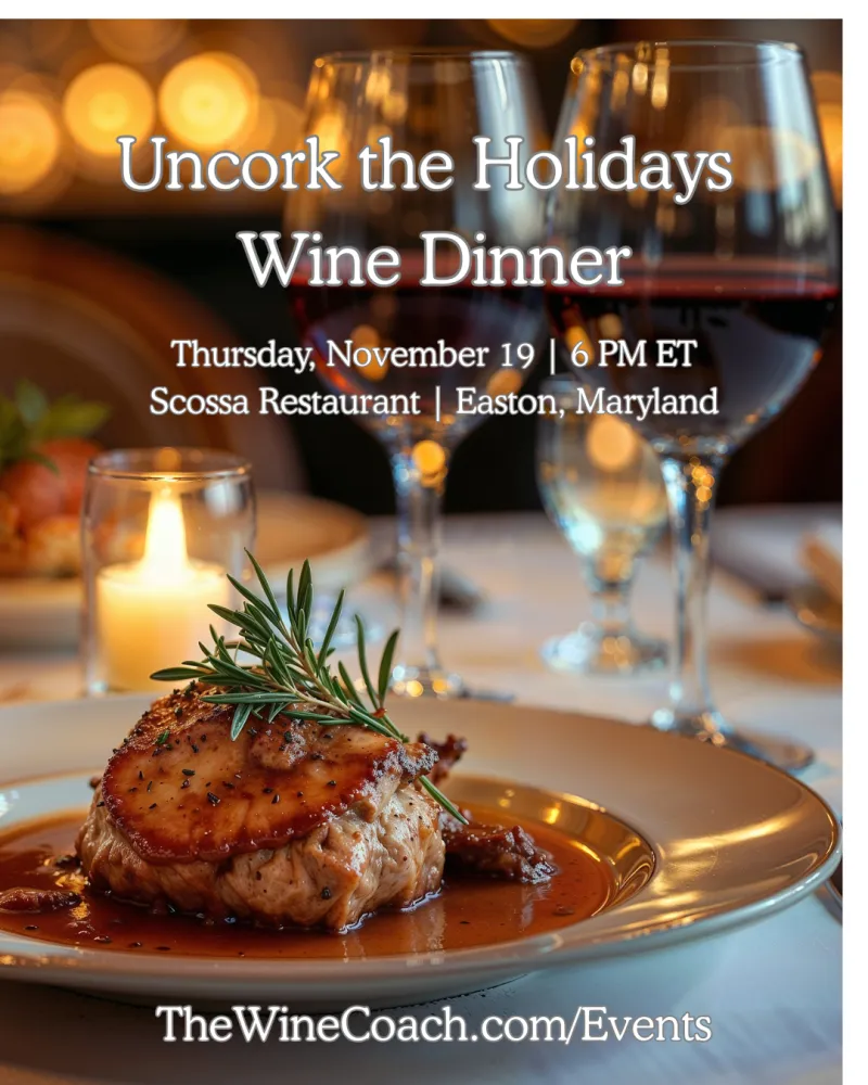 Uncork the Holidays Wine Dinner
