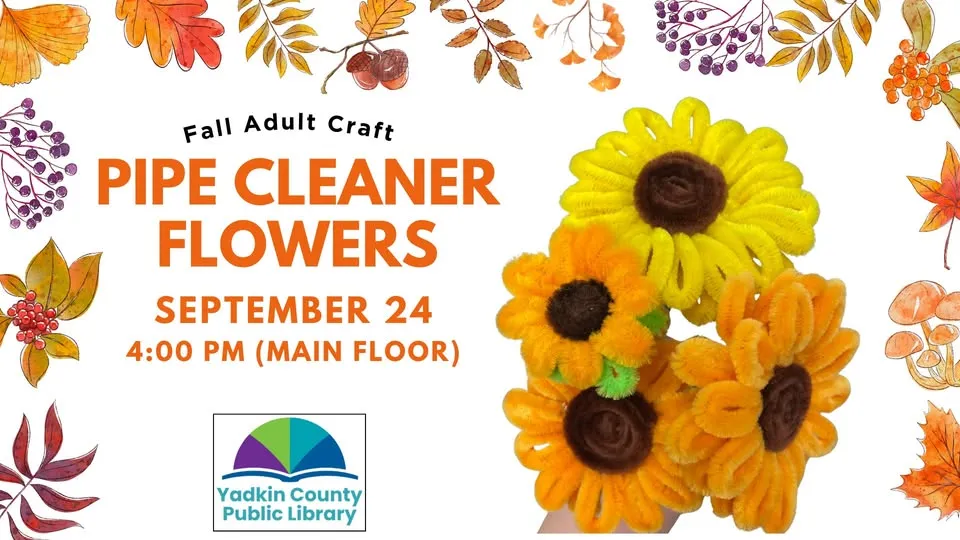 Adult Craft: pipe cleaner flowers