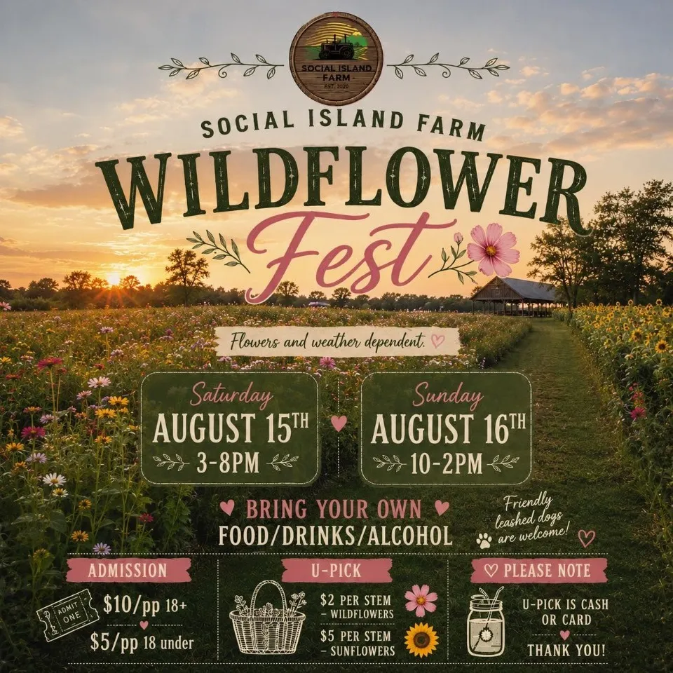 Social Island Farm Wildflower Fest