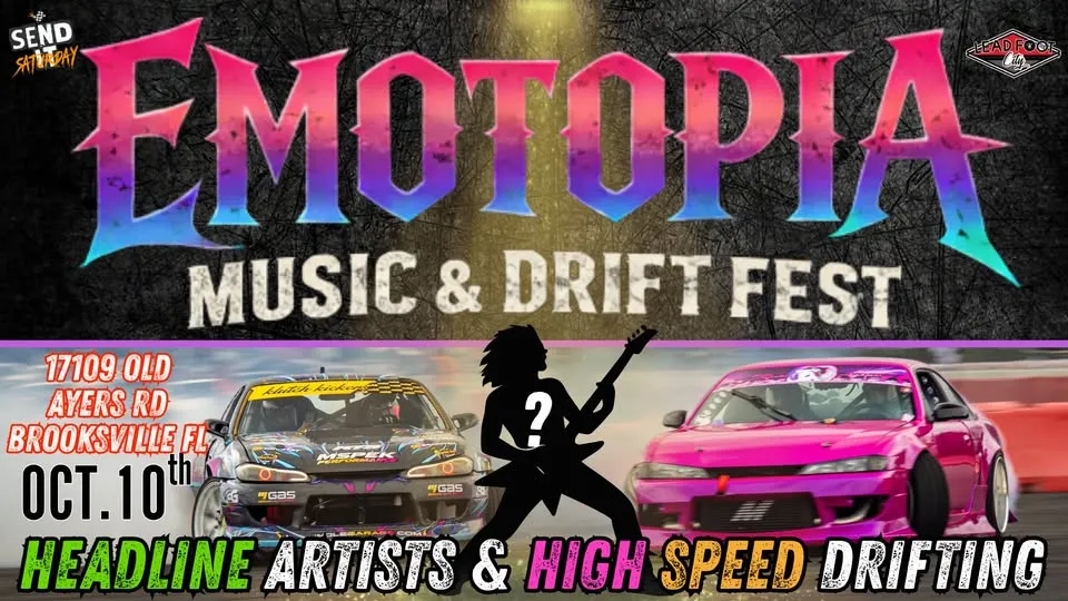 Emotopia Music and Drift Fest at Lead Foot City (Oct 10, 2026)