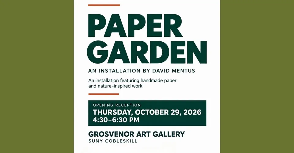 Paper Garden Art Installation