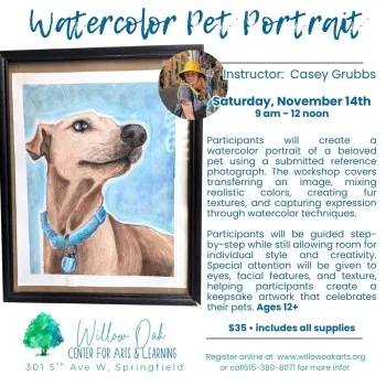 Watercolor Pet Portraits