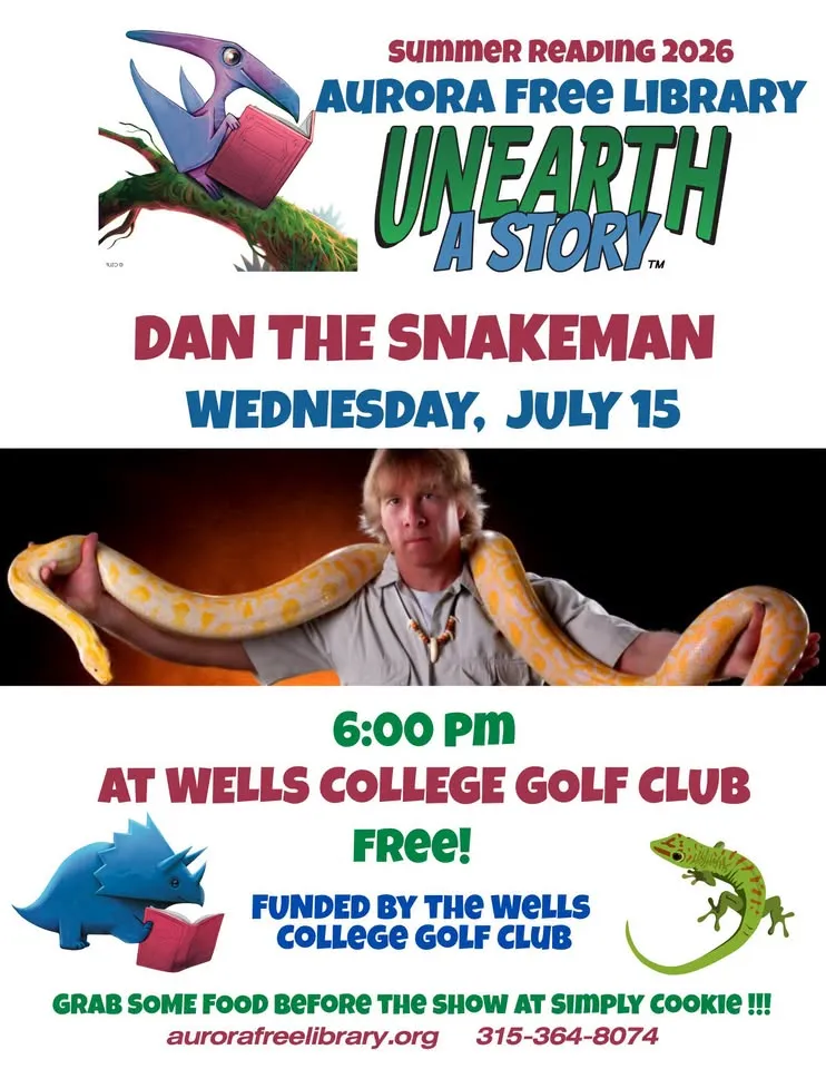 Dan the Snakeman at the Wells College Golf Club
