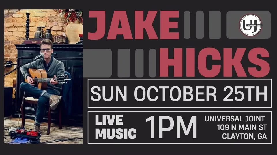 LIVE MUSIC: Jake Hicks