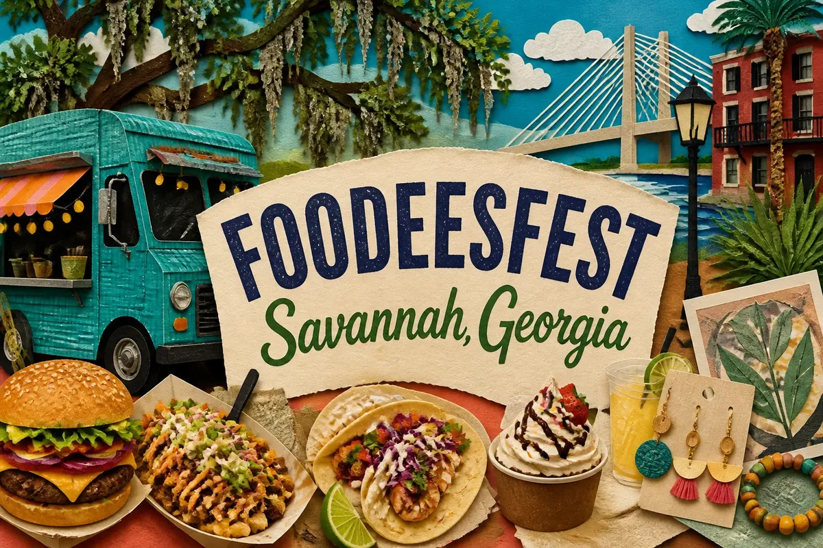 FOODEESFEST Savannah, Georgia (40+ food trucks and craft vendors!)