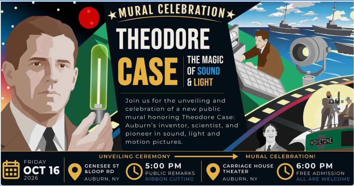 Single Event Mural Celebration: Theodore Case, The Magic of Sound and Light