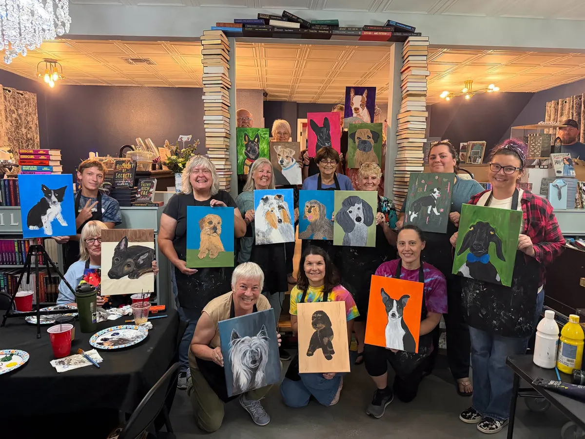 Pain your Pets Ibizan Hound Rescue Fundraiser at Citrus & Sage Bookshop!