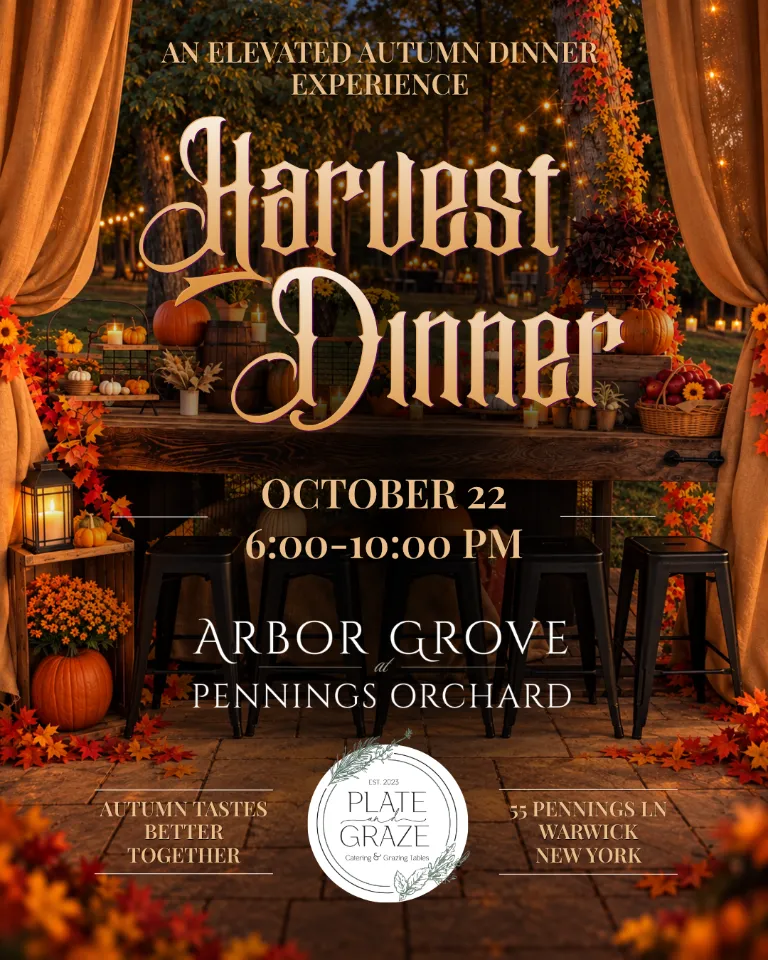 Harvest Dinner at The Arbor Grove at Pennings Orchard