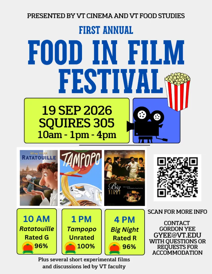 First Annual Food In Film Festival
