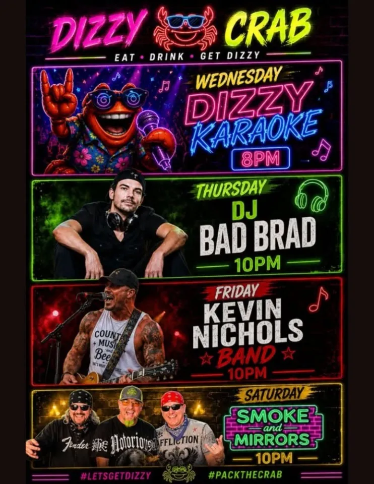 This Week at Dizzy Crab