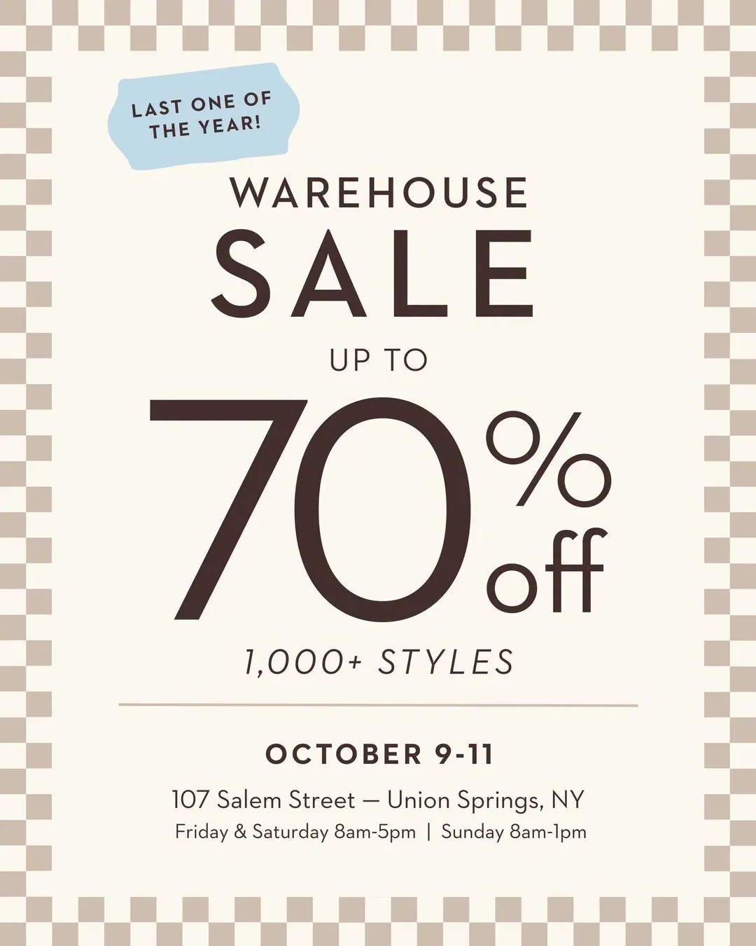 MacKenzie-Childs Warehouse Sale