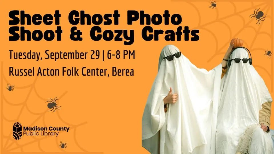 Ghost Sheet Photo Shoot & Cozy Crafts