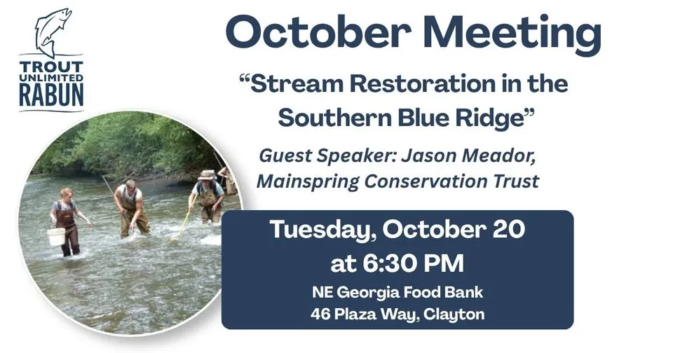 Rabun TU October Meeting