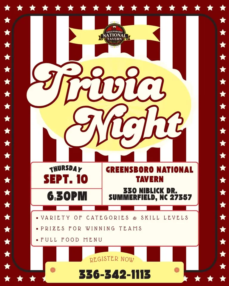 Trivia Night at Greensboro National