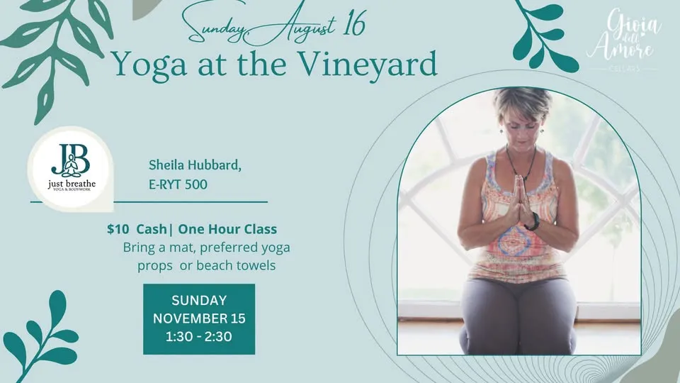 Yoga at the Vineyard
