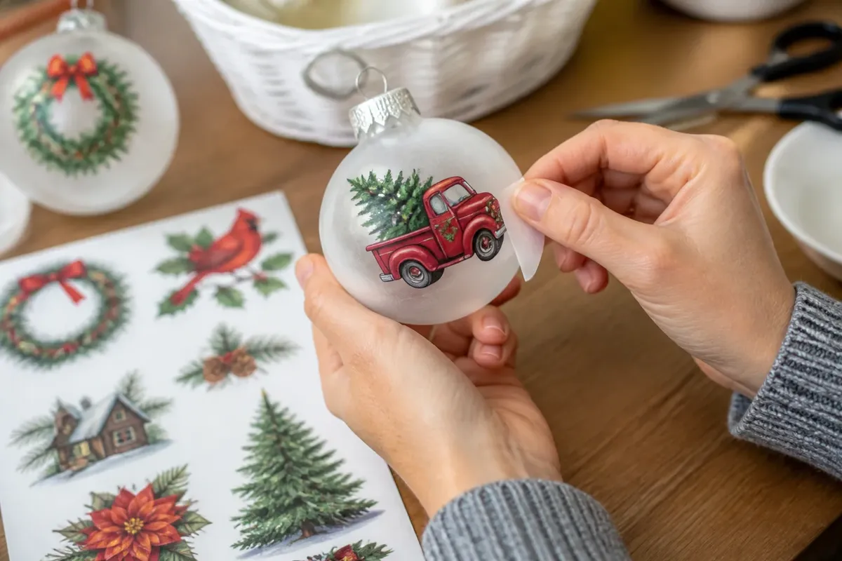 Decal Ornament Craft