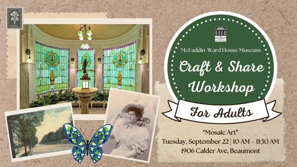 Craft & Share Workshop for Adults – Mosaic Art
