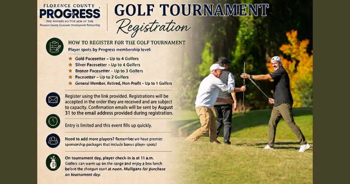 Florence County Progress 2026 Ally Appreciation Golf Tournament