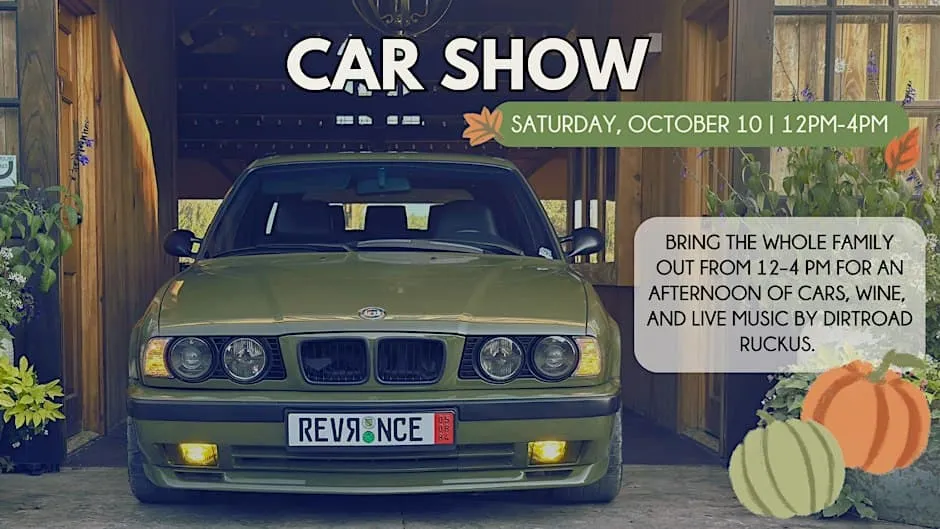 Single Event Car Show at Treleaven Wines featuring Dirtroad Ruckus