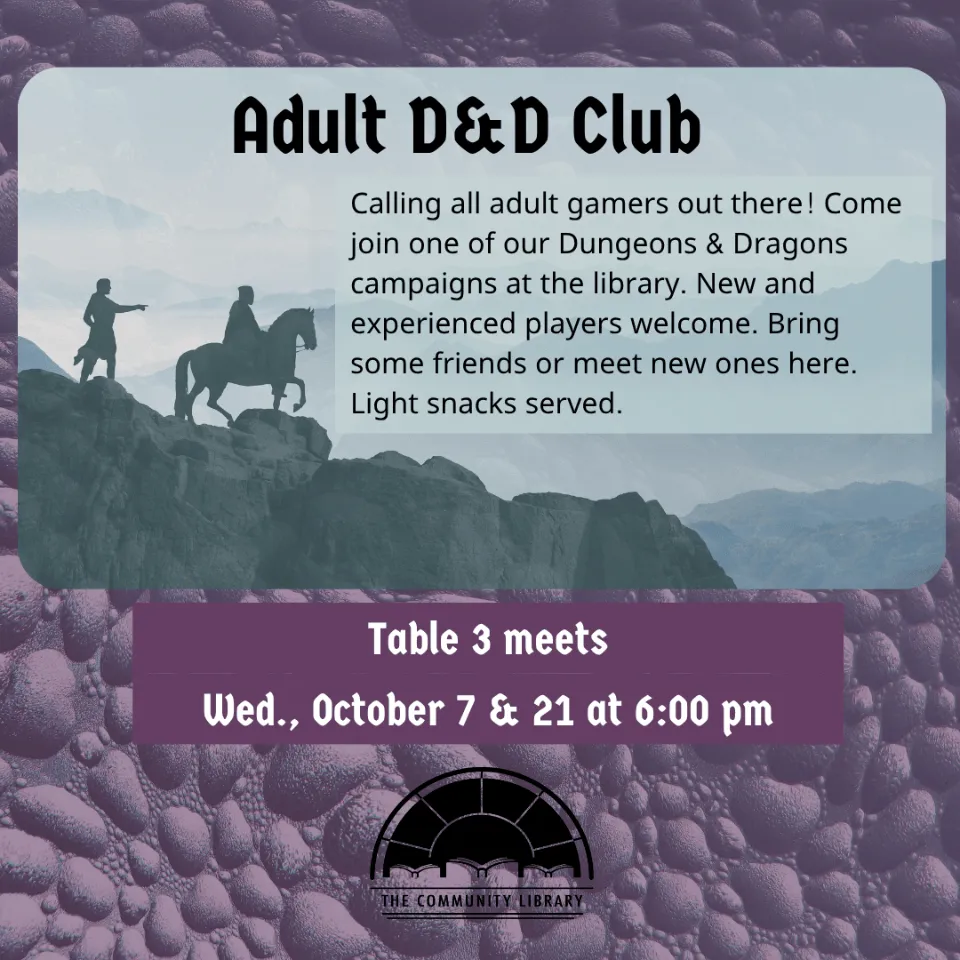 Table 3: Adult D&D