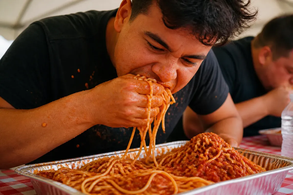 Spaghetti Eating Contest